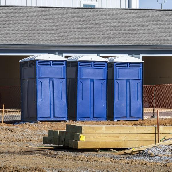Heavy-duty construction site porta potty in Booneville, Mississippi